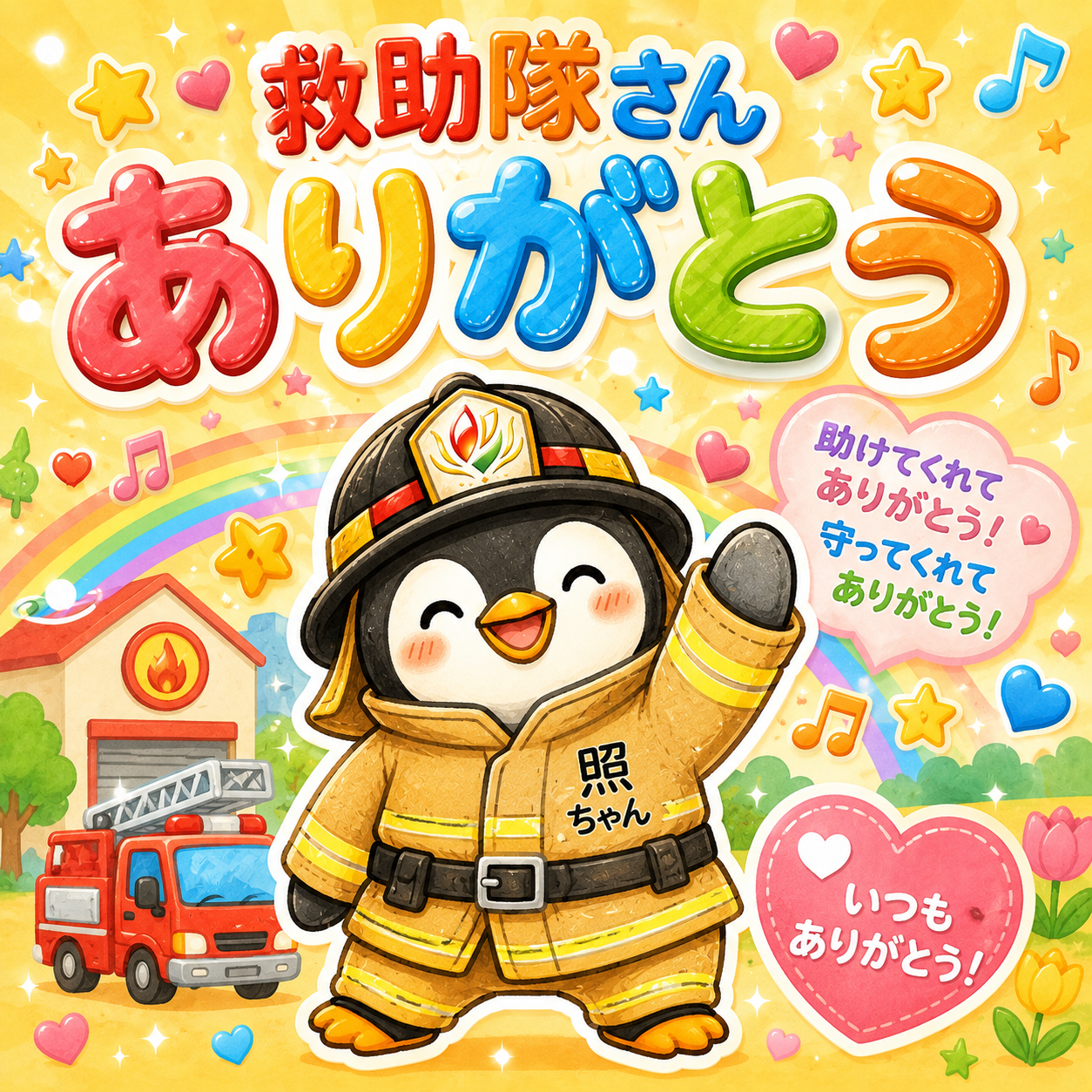 「救助隊さん　ありがとう」のジャケット画像