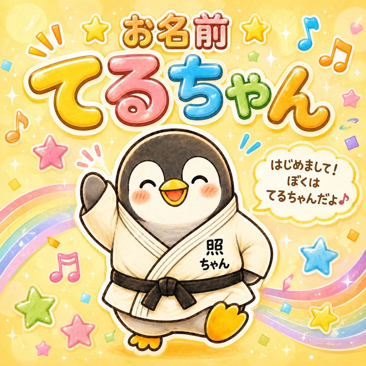 「お名前、てるちゃん」のジャケット画像