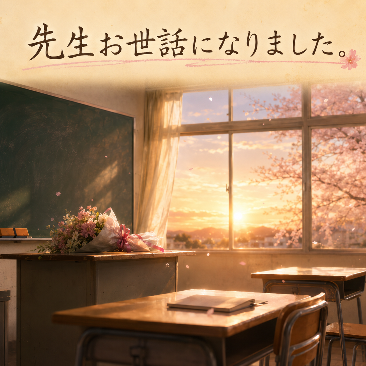 「先生お世話になりました」のジャケット画像