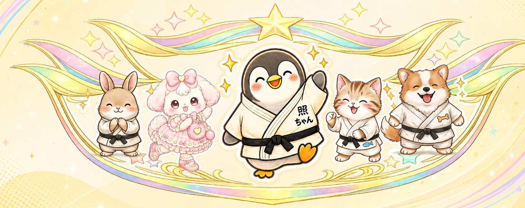 てるちゃんと仲間たちのメインビジュアル