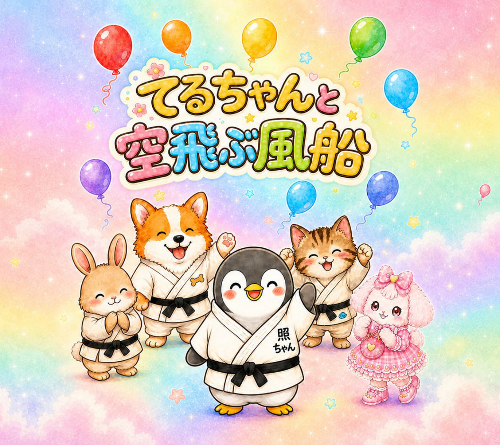 絵本「てるちゃんと空飛ぶ風船」のサムネイル